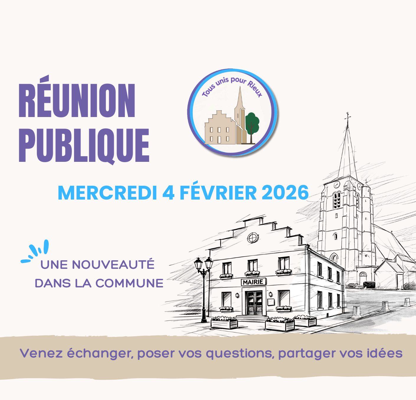 Réunion publique – Mercredi 4 février 2026